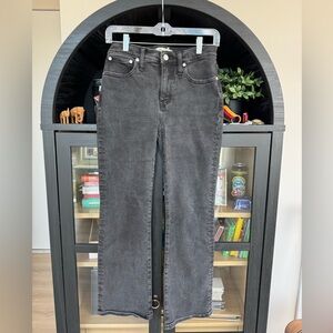 Madewell Mid-Rise Kick Out Jeans - Size 25 - Black